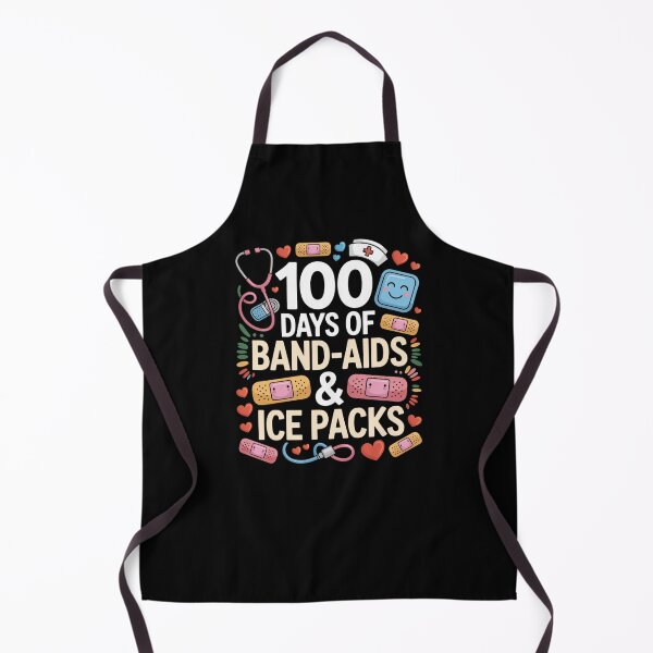 Item preview, 100 Days Of Band-Aids & Ice Packs School Nurse 100th Day Of School designed and sold by CORJIDOG-ART.
