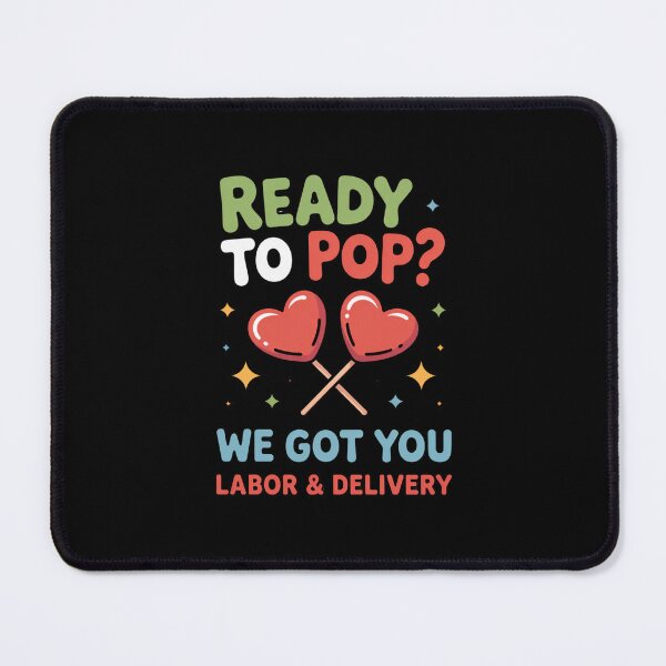 Item preview, Ready To Pop? Funny Labor & Delivery Expecting Mother Nurse designed and sold by CORJIDOG-ART.