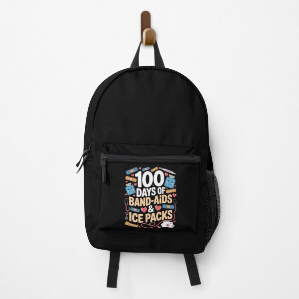 Item preview, 100 Days Of Band-Aids & Ice Packs Nurse Teacher Healthcare Student designed and sold by CORJIDOG-ART.