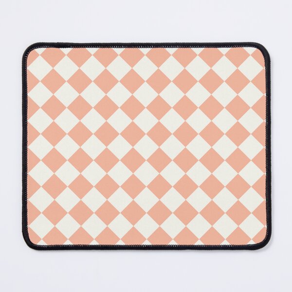 Item preview, Checkerboard White and Peach Pattern designed and sold by pattern-archive.