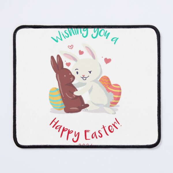 Item preview, Wishing You A Happy Easter! 2026 Happy Easter! ✨#easter #happyeaster #cute #chocolate #bunny #rabbit designed and sold by Fanybany.