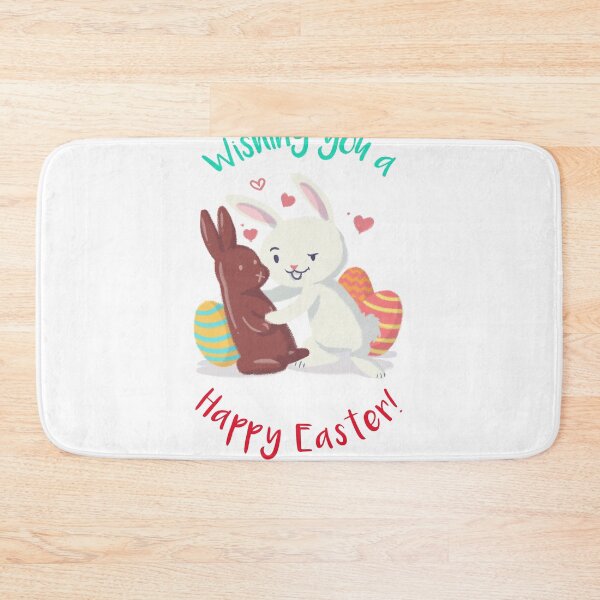 Item preview, Wishing You A Happy Easter! 2026 Happy Easter! ✨#easter #happyeaster #cute #chocolate #bunny #rabbit designed and sold by Fanybany.