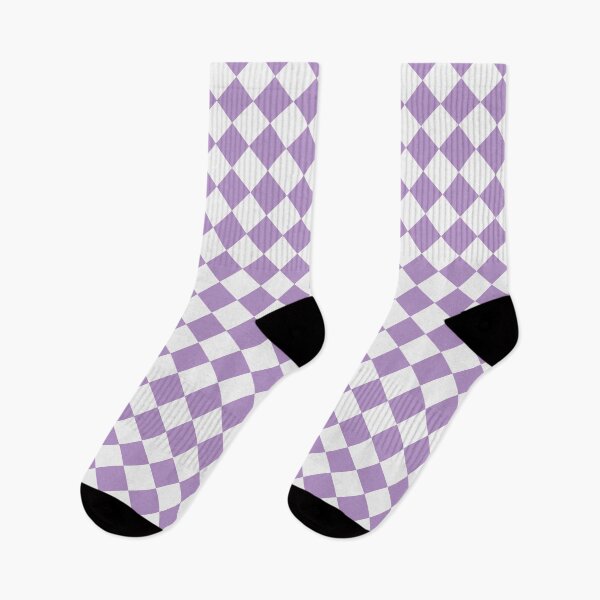 Item preview, Checkerboard White and Purple Pattern designed and sold by pattern-archive.