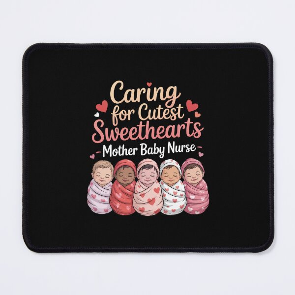 Item preview, Caring For Cutest Sweethearts Mother Baby Nurse Newborn Infant Care designed and sold by CORJIDOG-ART.