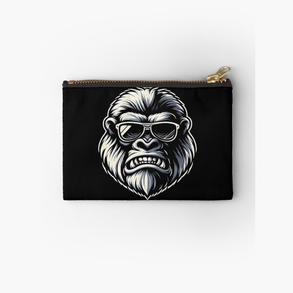 Item preview, Stylized gorilla illustration wearing sunglasses, showcasing a bold and fun expression. designed and sold by beast-net.