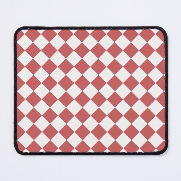 Item preview, Checkerboard White and Pastel Red Pattern designed and sold by pattern-archive.