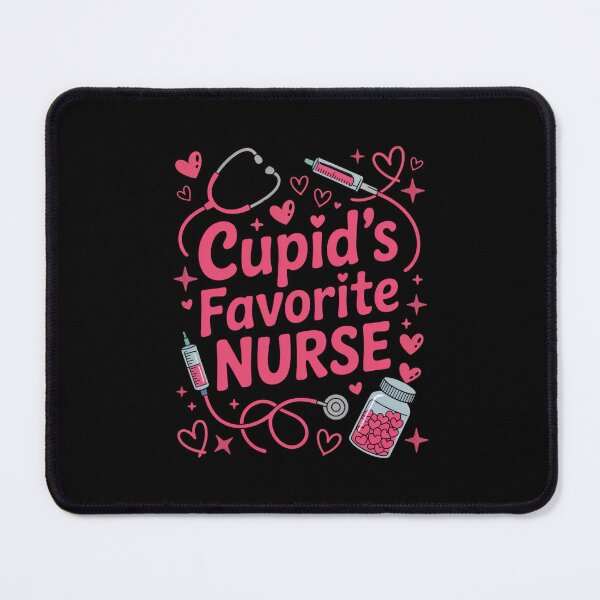 Item preview, Cupid's Favorite Nurse Valentine's Day Healthcare Worker designed and sold by CORJIDOG-ART.
