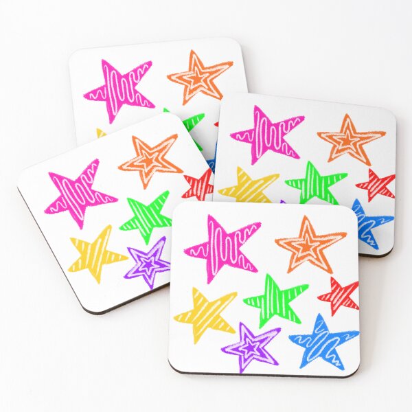 Item preview, Rainbow stars sticker pack designed and sold by siobhanecarroll.