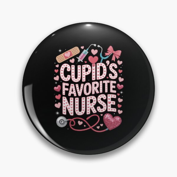 Item preview, Cupid's Favorite Nurse Valentine's Day Nursing Healthcare Professional designed and sold by CORJIDOG-ART.