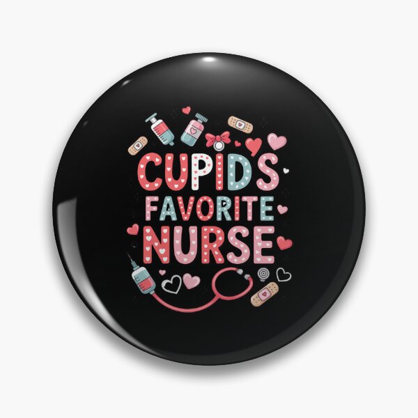 Item preview, Cupid's Favorite Nurse Valentine Day Healthcare Professional designed and sold by CORJIDOG-ART.