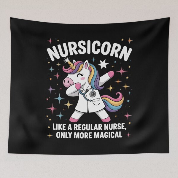 Item preview, Nursicorn Like A Regular Nurse, Only More Magical | Nursing Unicorn Healthcare Professional Appreciation Gift designed and sold by CORJIDOG-ART.