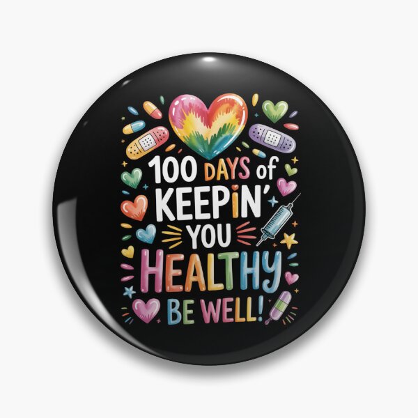Item preview, 100 Days Of Keepin' You Healthy Be Well! Healthcare Nurse Appreciation designed and sold by CORJIDOG-ART.