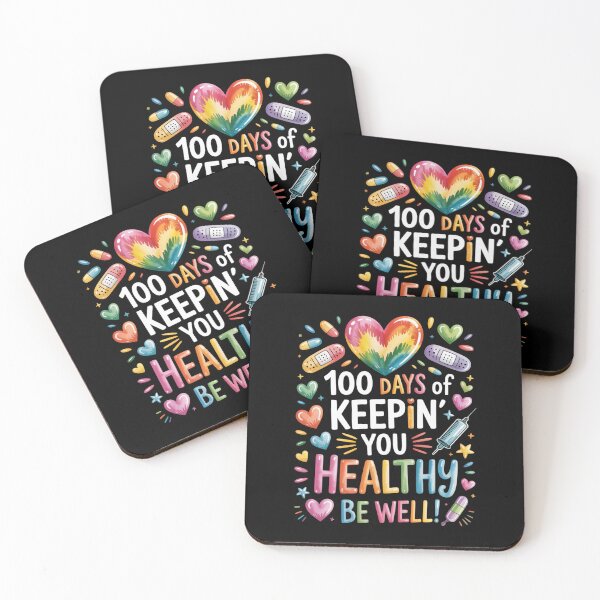 Item preview, 100 Days Of Keepin' You Healthy Be Well! Healthcare Nurse Appreciation designed and sold by CORJIDOG-ART.