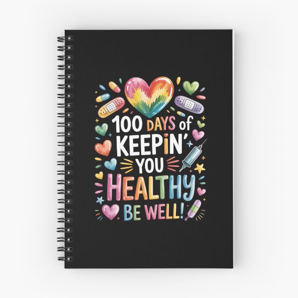 Item preview, 100 Days Of Keepin' You Healthy Be Well! Healthcare Nurse Appreciation designed and sold by CORJIDOG-ART.