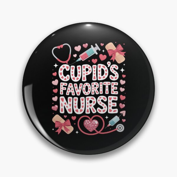 Item preview, Cupid's Favorite Nurse Valentine's Day Nursing Healthcare Nurses designed and sold by CORJIDOG-ART.