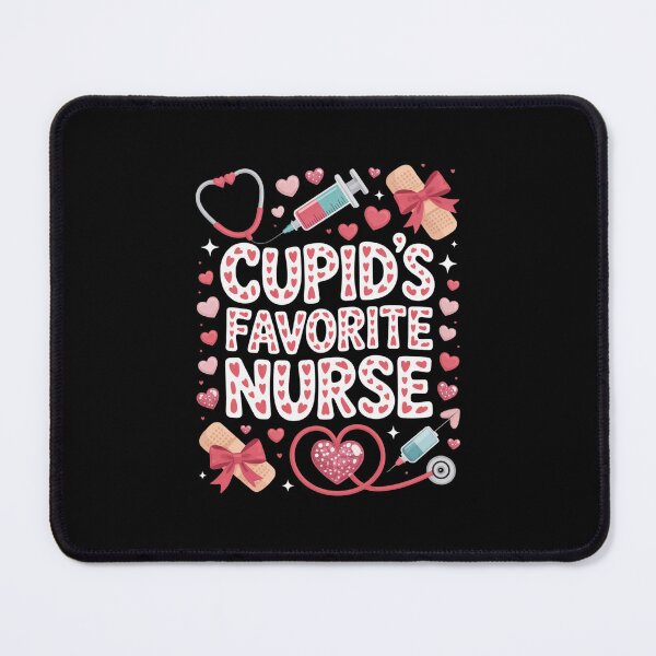 Item preview, Cupid's Favorite Nurse Valentine's Day Nursing Healthcare Nurses designed and sold by CORJIDOG-ART.