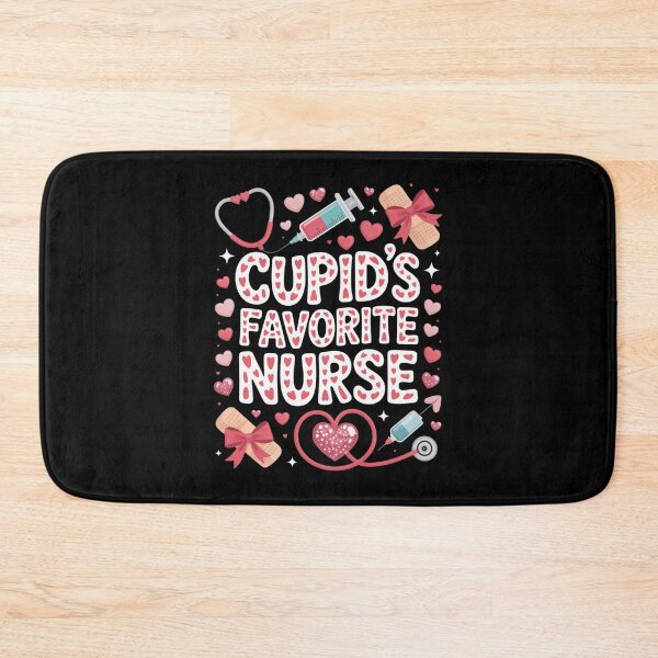 Item preview, Cupid's Favorite Nurse Valentine's Day Nursing Healthcare Nurses designed and sold by CORJIDOG-ART.