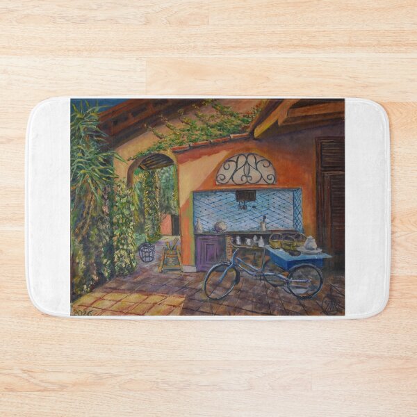 Item preview, Oil Painting - Sicilian Courtyart 14" x 18" designed and sold by Igor Pozdnyakov.