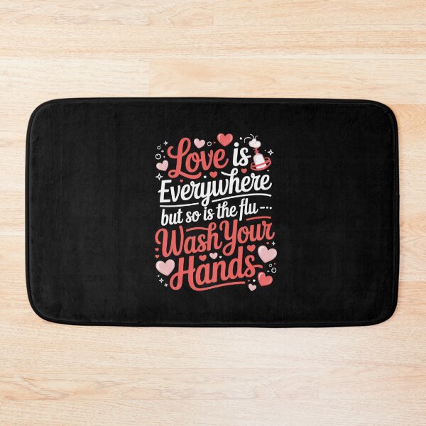 Item preview, But So Is The Flu - Wash Your Hands Valentine Health Awareness Nurse designed and sold by CORJIDOG-ART.