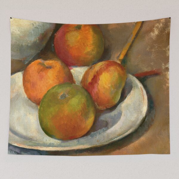 Item preview, Quatre Pommes Et Un Couteau by Paul Cézanne: Post Impressionist Still Life Poster designed and sold by artofuniverse.