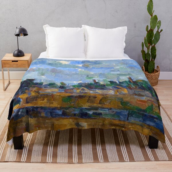 Item preview, Riverside by Paul Cézanne: Post Impressionist Landscape Wall Art Poster designed and sold by artofuniverse.