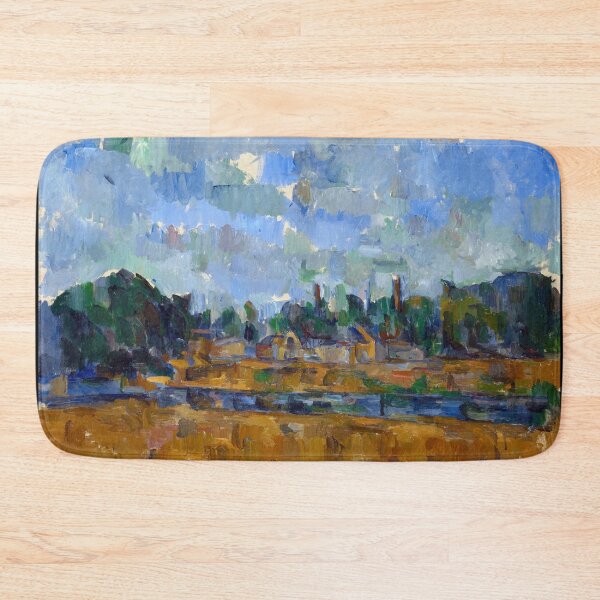 Item preview, Riverside by Paul Cézanne: Post Impressionist Landscape Wall Art Poster designed and sold by artofuniverse.