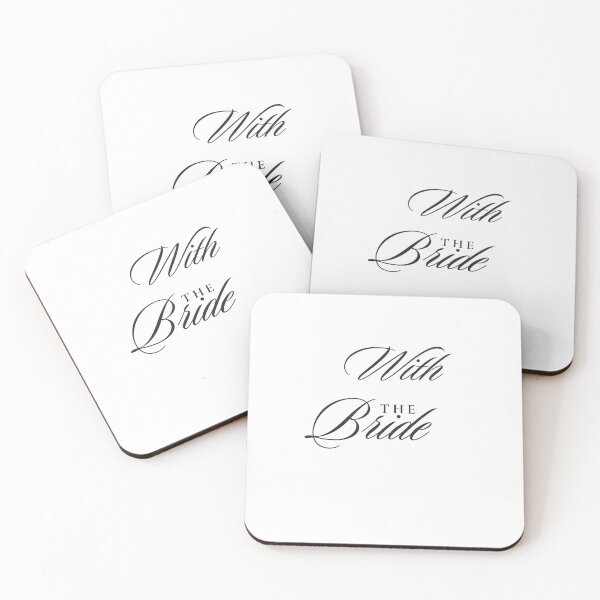 Item preview, Elegant With The Bride - Bachelorette Party & Bridesmaid Typography designed and sold by birleşik zevkler.