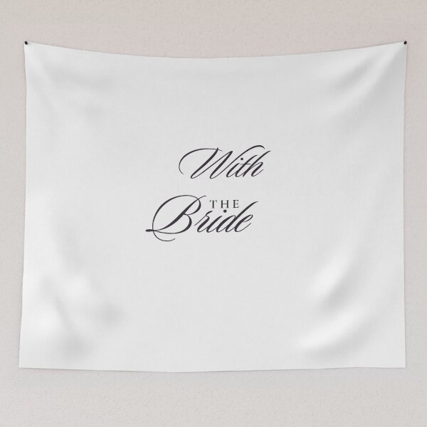 Item preview, Elegant With The Bride - Bachelorette Party & Bridesmaid Typography designed and sold by birleşik zevkler.