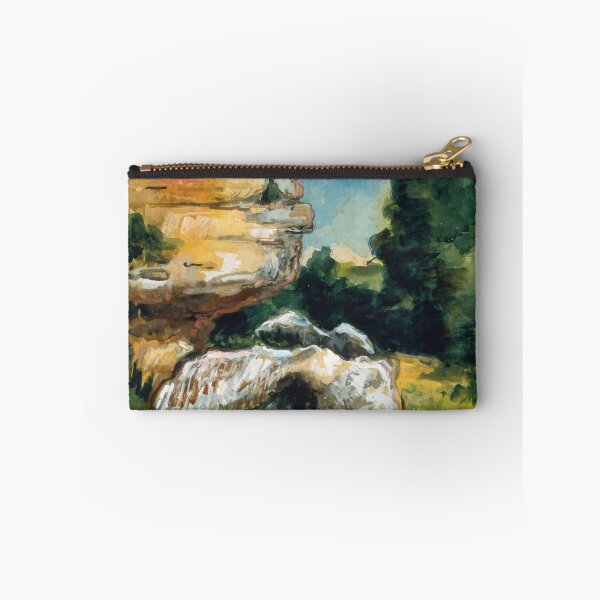 Item preview, Rocks by Paul Cézanne: Post Impressionist Landscape Fine Art Print designed and sold by artofuniverse.