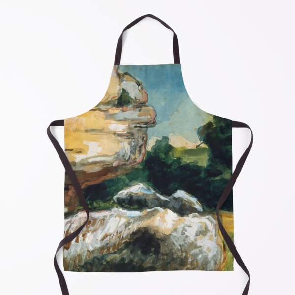 Item preview, Rocks by Paul Cézanne: Post Impressionist Landscape Fine Art Print designed and sold by artofuniverse.