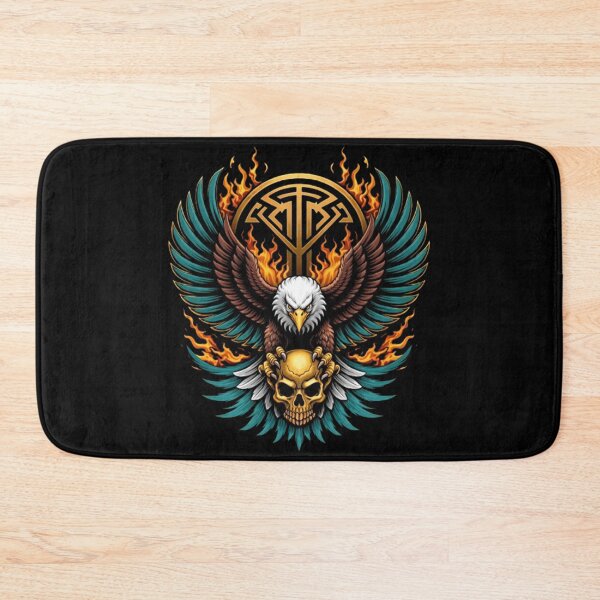 Item preview, Flaming Eagle – Bold Skull Emblem Design designed and sold by Dogandesighn.