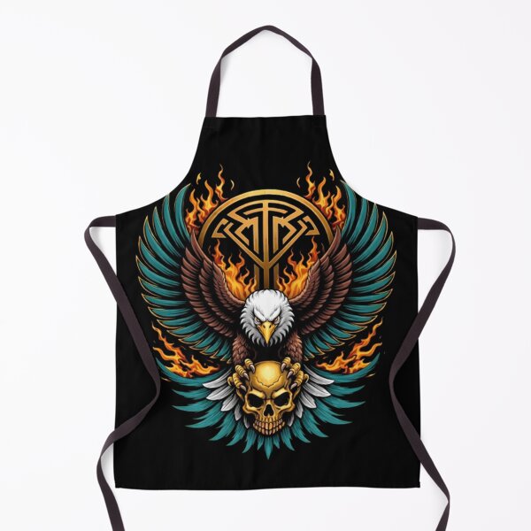 Item preview, Flaming Eagle – Bold Skull Emblem Design designed and sold by Dogandesighn.