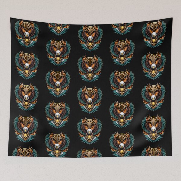 Item preview, Flaming Eagle – Bold Skull Emblem Design designed and sold by Dogandesighn.