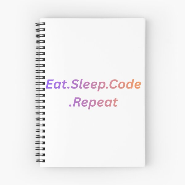 Item preview, Eat Sleep Code Repeat Minimalist Developer Quote designed and sold by ArtistMadrid.
