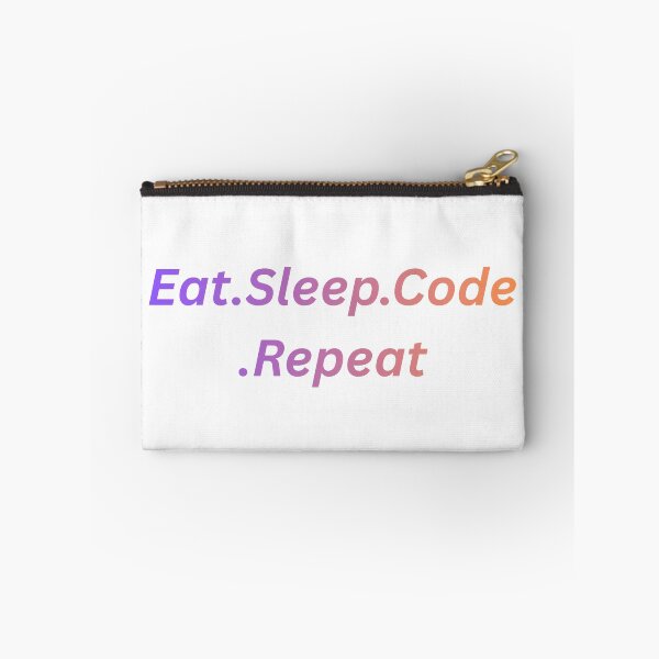 Item preview, Eat Sleep Code Repeat Minimalist Developer Quote designed and sold by ArtistMadrid.