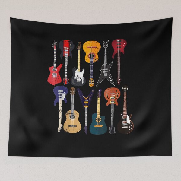 Item preview, Guitar Collection Rocker Gift Guitarist designed and sold by Cheesymatiion.