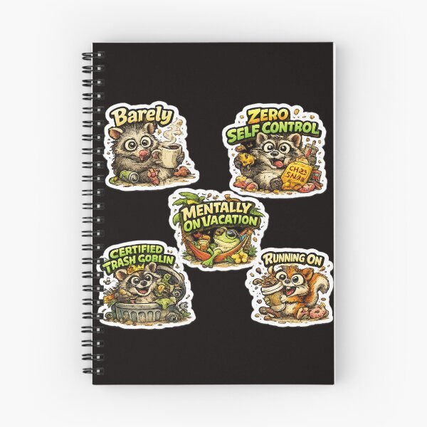 Item preview, Cute Chaotic  Forest Critters Stickers designed and sold by Chaotic Critters.