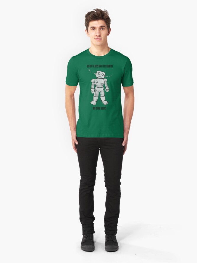Alternate view of Robot Machines Slim Fit T-Shirt