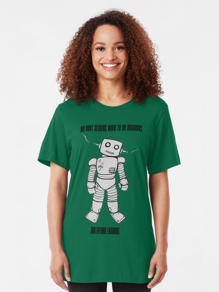 Alternate view of Robot Machines Slim Fit T-Shirt