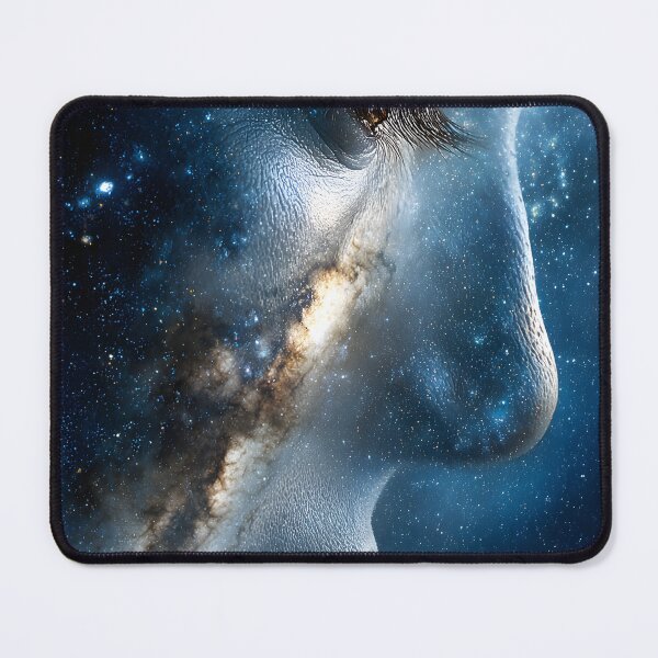 Item preview, Surreal Portrait Merging Human and Cosmic Elements designed and sold by Artessie.