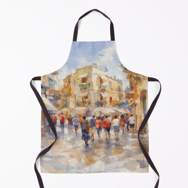 Item preview, Taormina Sicily Watercolor designed and sold by caracatita75.