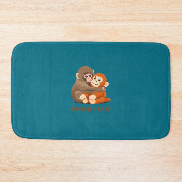 Item preview, Cute Monkey Hug - Punch Team Viral Meme Art designed and sold by Javedempire.