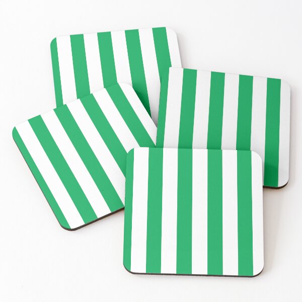 Item preview, Green and White Cabana Stripes  designed and sold by DanielleGensler.