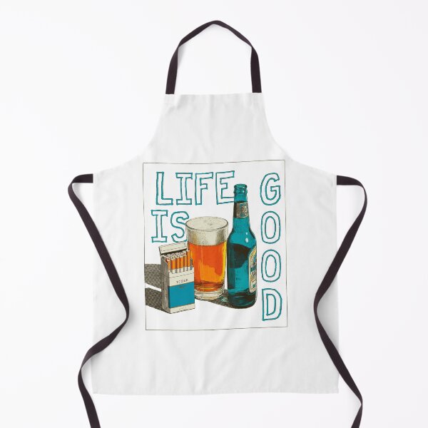 Item preview, Life Is Good: Cold Brew & Cigarettes Chill Vibes designed and sold by Ignorant-Artist.