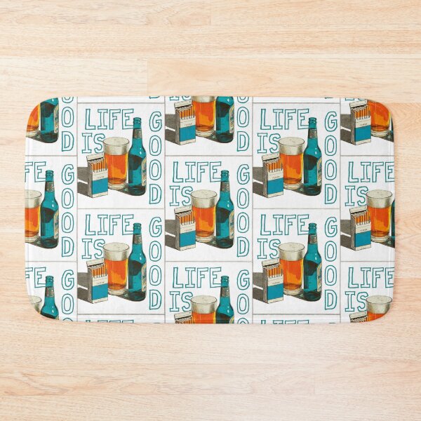 Item preview, Life Is Good: Cold Brew & Cigarettes Chill Vibes designed and sold by Ignorant-Artist.