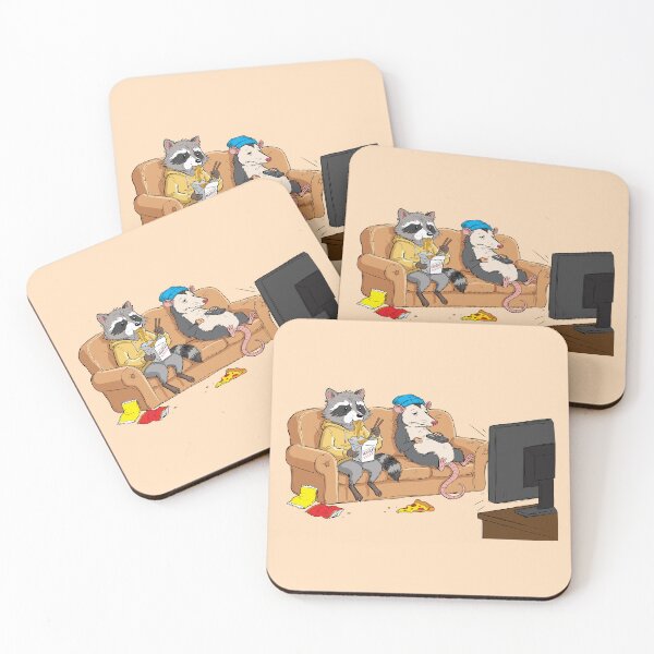 Item preview, Amistad entre mapaches y zarigüeyas designed and sold by begraphics.
