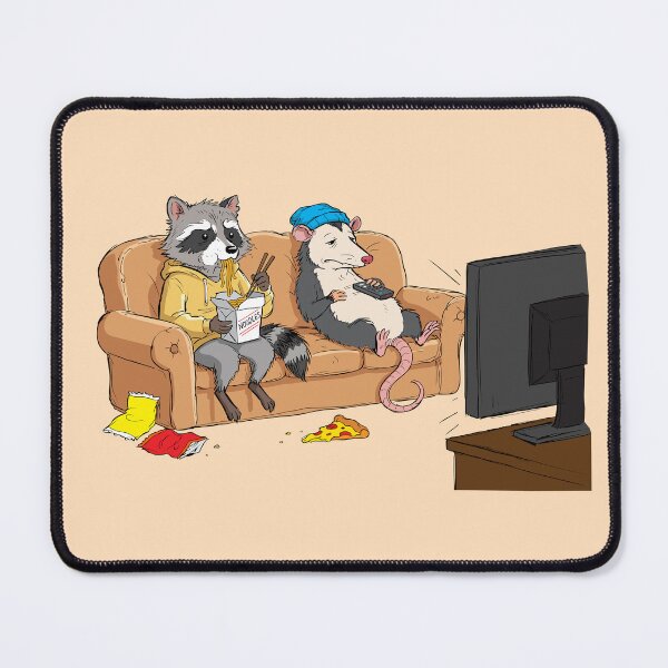 Item preview, Amistad entre mapaches y zarigüeyas designed and sold by begraphics.