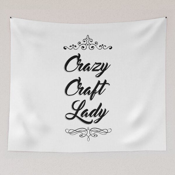 Item preview, Crazy Craft Lady (v2) designed and sold by BlueRockDesigns.