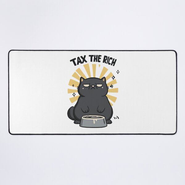 Item preview, Tax The Rich Hungry Black Cat Design designed and sold by Region.