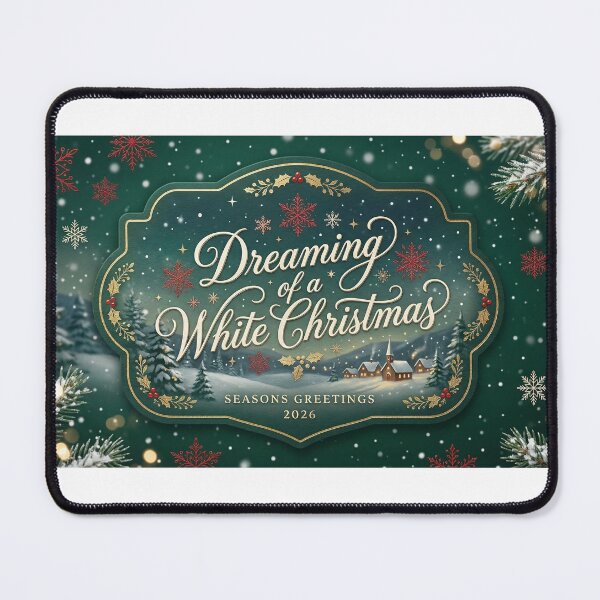 Item preview, Dreaming of a White Christmas Holiday designed and sold by Custom Sparkle Shop.